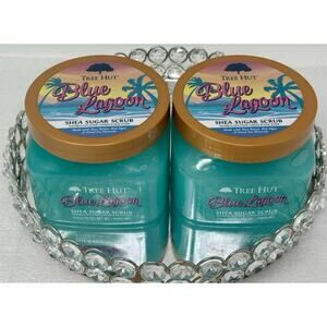 2 Tree Hut Sugared Fantasy Shea Sugar Scrub Exfoliating Body Scrubs 18 oz each